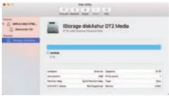 iStorage DiskAshur DT2 - So formatieren Sie die diskAshur DT2: - 1