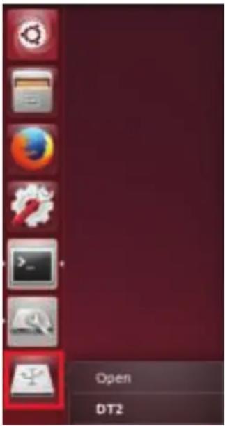 iStorage DiskAshur DT2 - After the format process is finished, click to mount the drive to Ubuntu. - 3