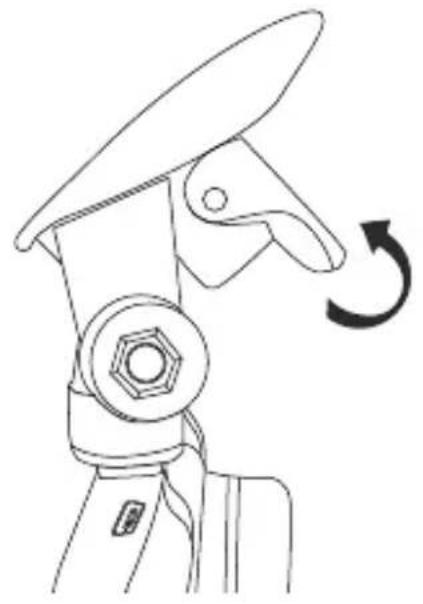 MEDION E49018 - Fixation et orientation de la dashcam sur le pare-brise - 3