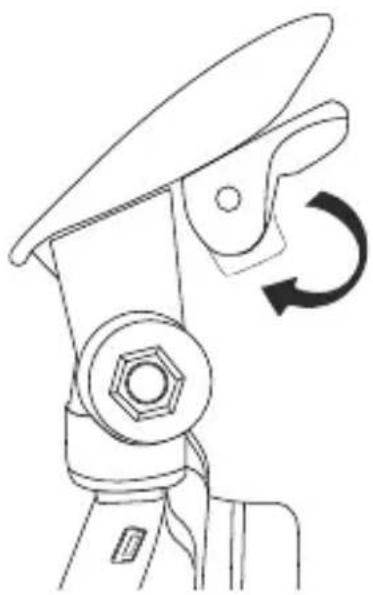MEDION E49018 - Démonter le support pour pare-brise - 1