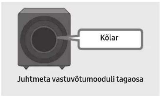 SAMSUNG SWAW700 - Ooterežiimi kontrollimine pärast vooluvõrku ühendamist - 2