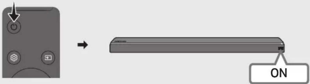 SAMSUNG SWAW700 - Porniți sistemul Soundbar - 1