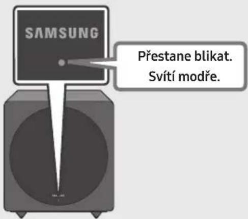 SAMSUNG SWAW700 - Zkontrolujte, zda kontrolka LINK LED svítí modře (připojení je dokončeno) - 1