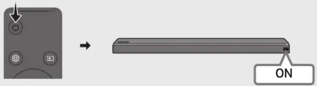 SAMSUNG SWAW700 - Включете Soundbar - 1
