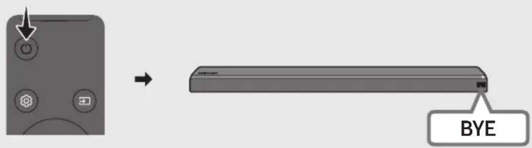 SAMSUNG SWAW700 - Schalten Sie die Soundbar aus - 1