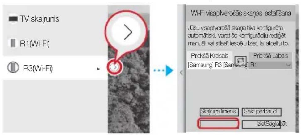 SAMSUNG WAM3501 - Savienojuma izveide ar tikai vienu skalruni - 1
