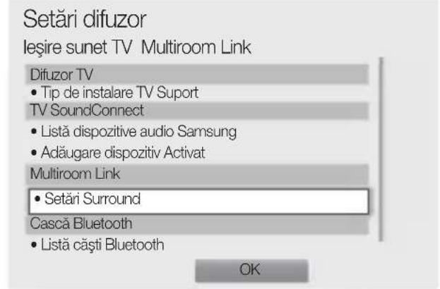 SAMSUNG WAM3501 - Din meniuri, selecta Multiroom Link - Setar. - 3