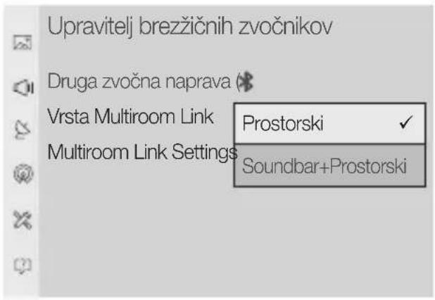 SAMSUNG WAM3501 - Izberite moznost Vrsta Multiroom Link. - 1