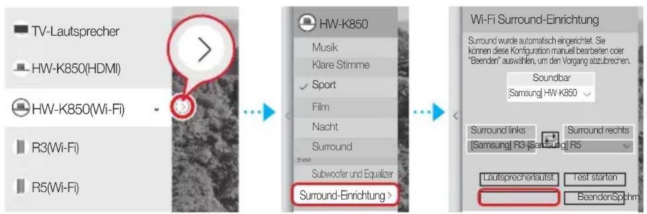 SAMSUNG WAM3501 - Verbinden eines Laufsprechers zusammen mit der Soundbar - 1