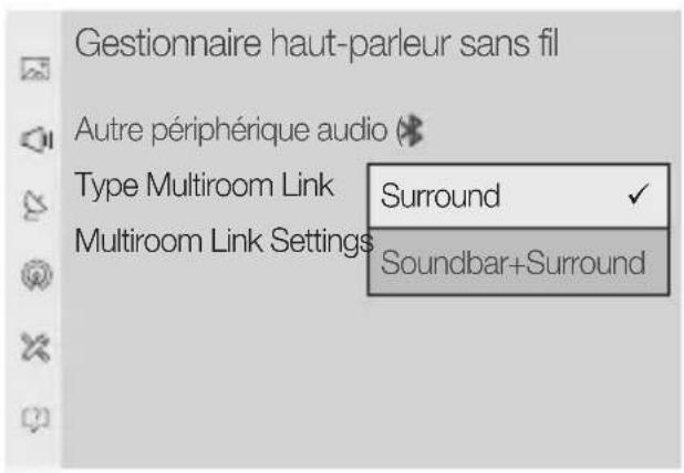 SAMSUNG WAM3501 - Sélectionnez Type Multiroom Link. - 1