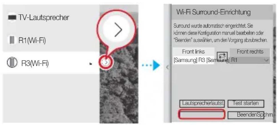 SAMSUNG WAM3501 - Verbinden eines einzelnen Laufsprechers - 1