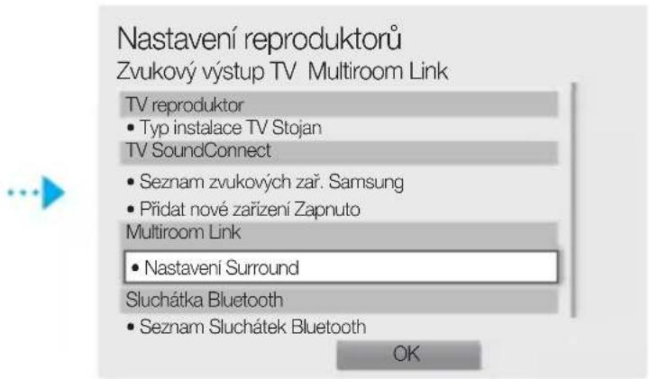 SAMSUNG WAM3501 - Připojováni k televizoru Samsung Smart TV uvedenému na trh v roce 2014 - 2