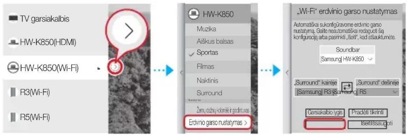 SAMSUNG WAM1501 - Garsiakalbio jungimas kartu su Soundbar - 1