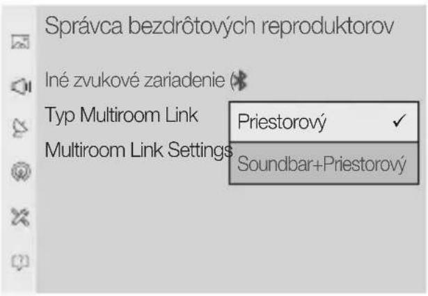 SAMSUNG WAM1501 - Vyberte položku Typ Multiroom Link. - 1