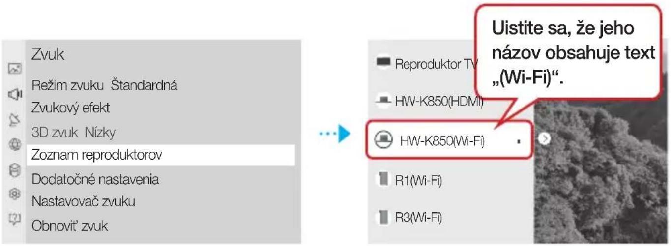 SAMSUNG WAM1501 - ■ Pripojenie jedného reproduktora alebo zariadenia Soundbar - 1