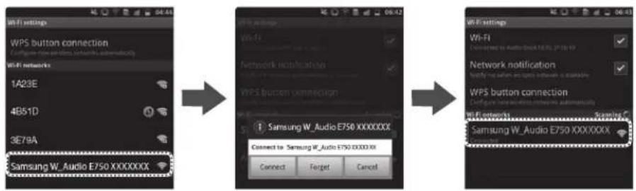 SAMSUNG DAE751 - To connect the Wireless Audio with Dock through a JBC (JukeBox Connect) Connection - 1