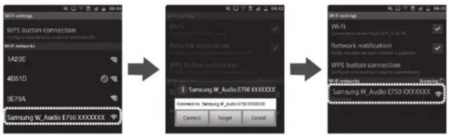 SAMSUNG DAE751 - To connect the Wireless Audio with Dock using a WPS PIN - 1