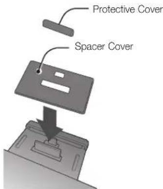 SAMSUNG DAE751 - USING THE SPACER COVER - 4