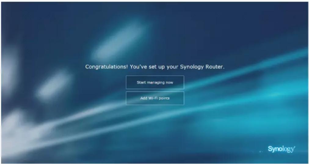 SYNOLOGY MR2200AC - Configuration de SRM - 7