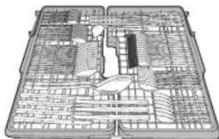 SAMSUNG DWFG720S - Using the cutlery tray (DW-FG720, D154, DW5363PGB, D156) - 1