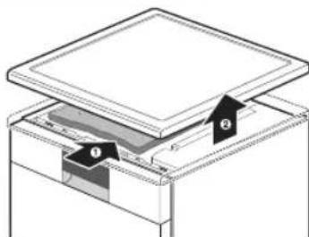 SAMSUNG DWFG720S - STEP1. Removing the work top - 2