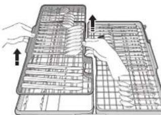 SAMSUNG DWFG520W - Uso de la bandeja para cubiertos (DW-FG720, D154, DW5363PGB, D156) - 4