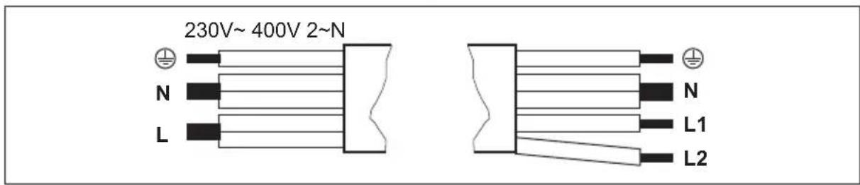 ELECTROLUX EIV83443BW - Collegamento bifase - 1