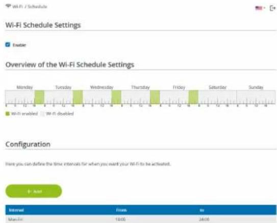 DEVOLO Magic 1 WiFi - 4.4.5Schedule control - 1