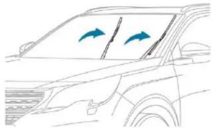 PEUGEOT 5008 (2018) - Position particulière de l'essuie-vitre avant - 1
