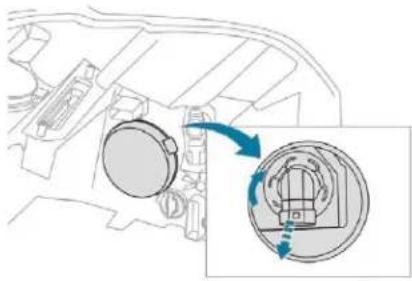 PEUGEOT 5008 (2018) - Changement des feux de route (sur modèle avec feux à halogènes) - 1