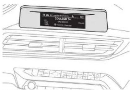 PEUGEOT 5008 (2018) - Écran monochrome C Affichages - 1