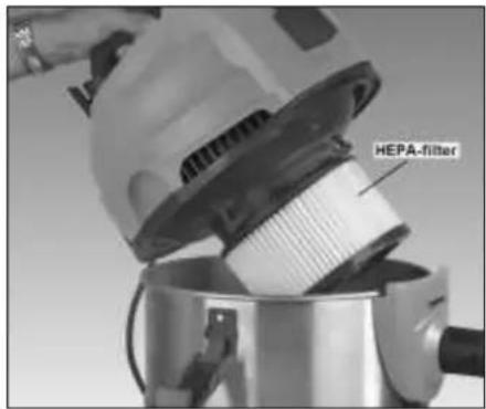 Eurom Force 1430S - Cleaning the filter - 1