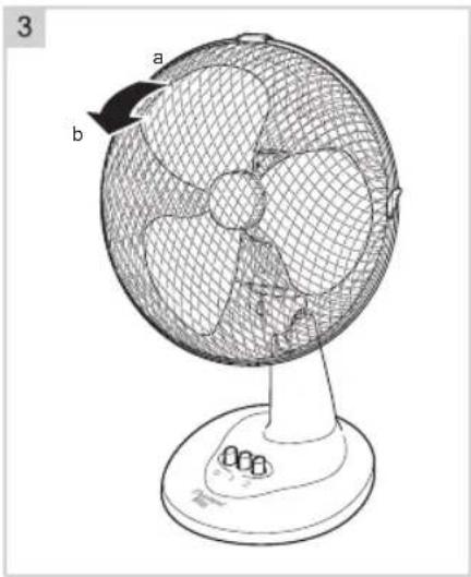 BESTRON DDF35Z - OPERATION - Assembling the fan - 2