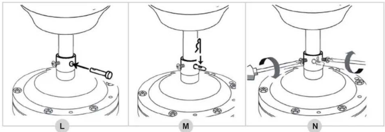 BESTRON DLHB42S - MONTAGGIO - Inserimento dell'asta nel motore - 2