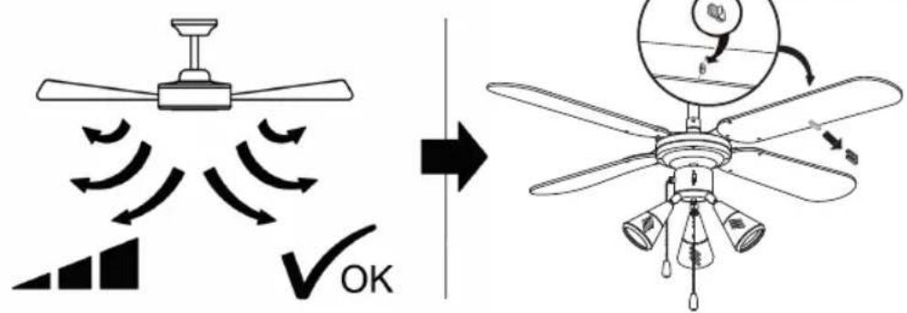 BESTRON DLHB42S - FEHLERBEHEBUNG - Die Lüfterflügel ausgleichen - 3