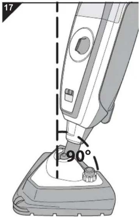 DIRT DEVIL Aqua Clean DD301 - Setting the appliance to the neutral position - 1