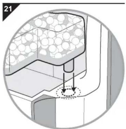 DIRT DEVIL Aqua Clean DD301 - Checking/replacing the water filter cartridge - 3