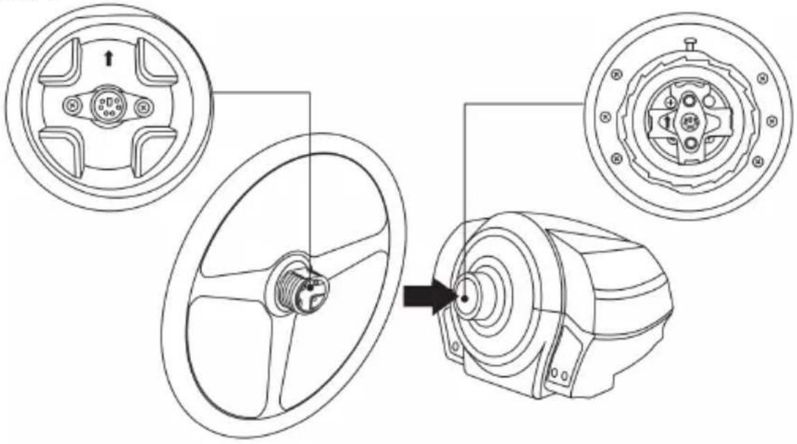 THRUSTMASTER Ferrari 250 GTO Wheel AddOn - Stéralnèg木儿を部に固定する - 1