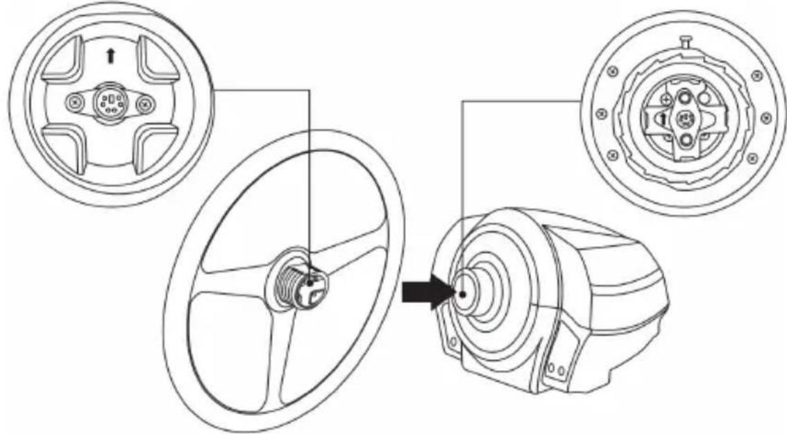 THRUSTMASTER Ferrari 250 GTO Wheel AddOn - YCTAHOBKA PYJIEBOTO KOLECA HA BA3Y - 1