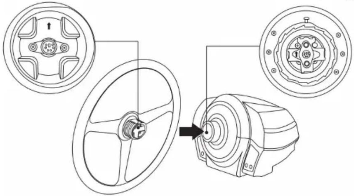 THRUSTMASTER Ferrari 250 GTO Wheel AddOn - INSTALLARE IL VOLANTE SULLA SUA BASE - 1