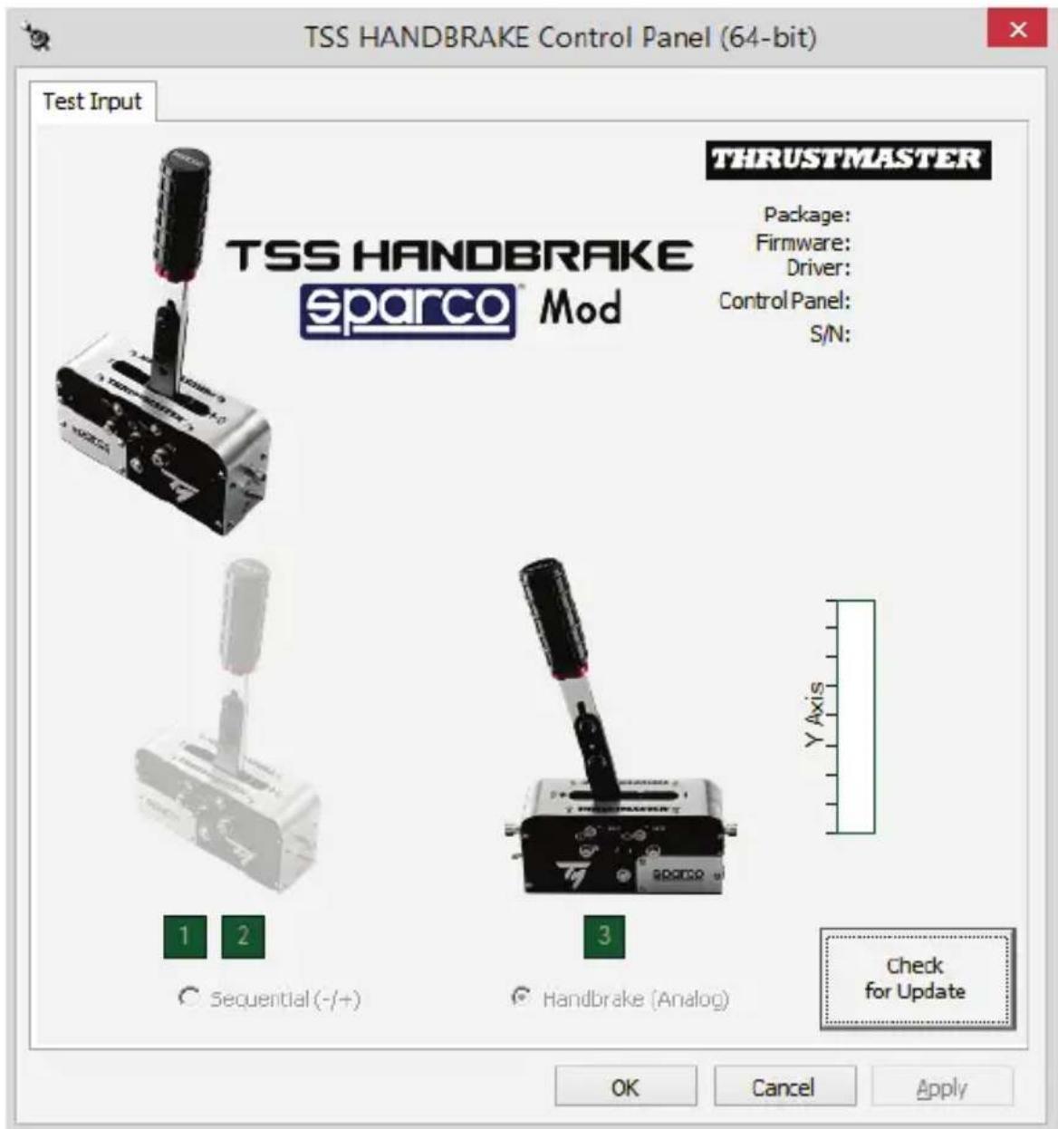 THRUSTMASTER TSS Handbrake+ Sparco Mod - HCTPyKcNl NO YCTAHOBKe IJIa PIK - 1