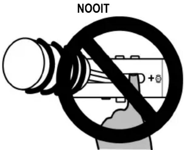 THRUSTMASTER TSS Handbrake+ Sparco Mod - Waarschuwing - Beknellingsgevaar van sleuven in schakelplaat - 1