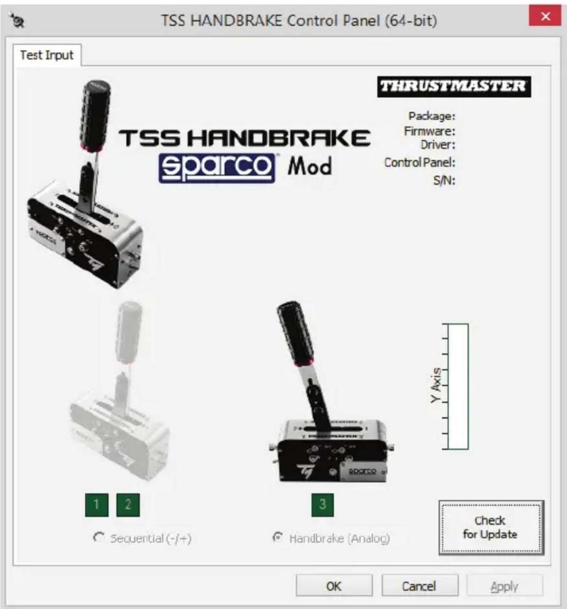 THRUSTMASTER TSS Handbrake+ Sparco Mod - INSTALAÇNÍ POKNY PRO PC - 1