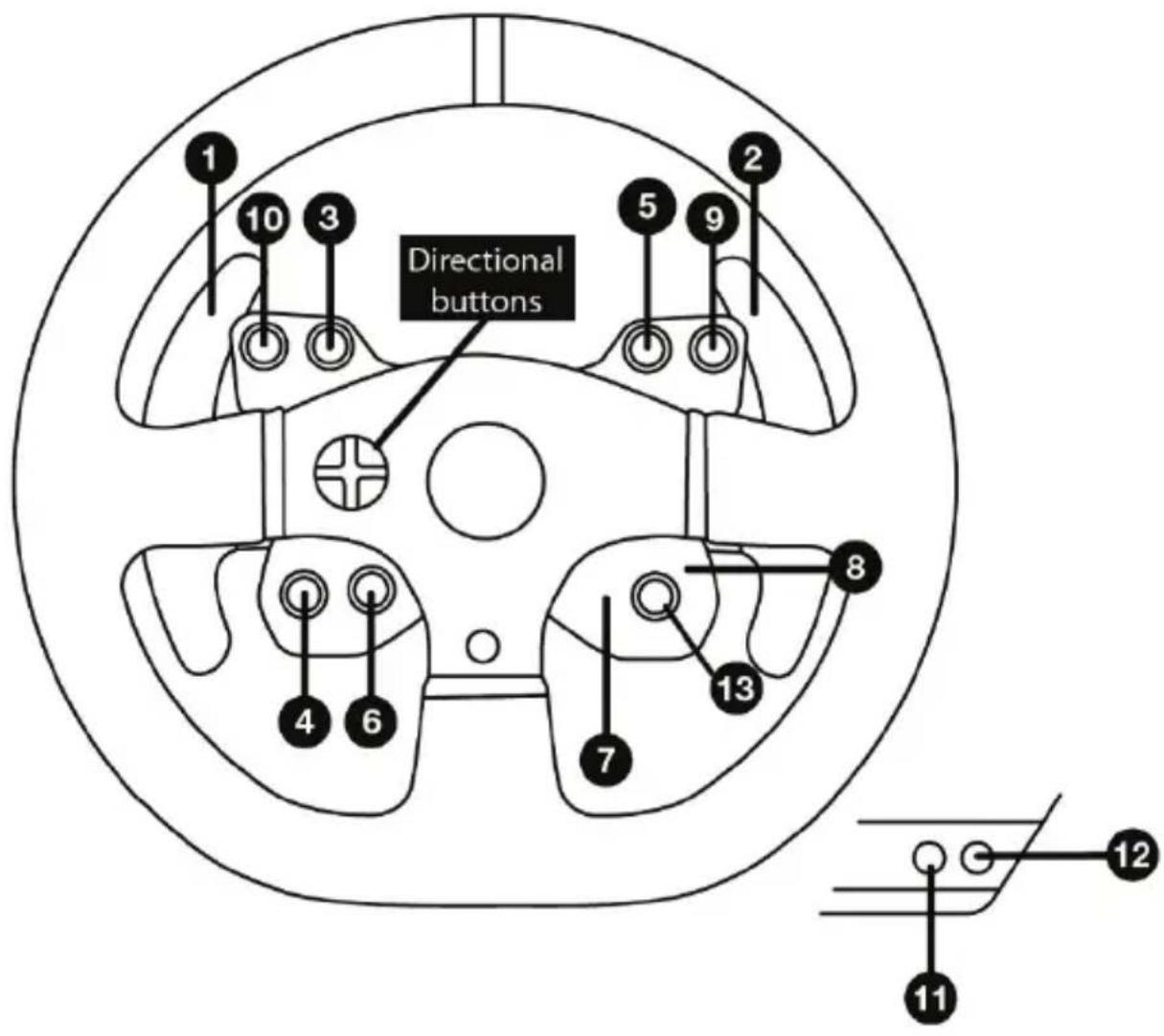 THRUSTMASTER 599XX EVO 30 Wheel AddOn - MAPPING FÜR PC - 1
