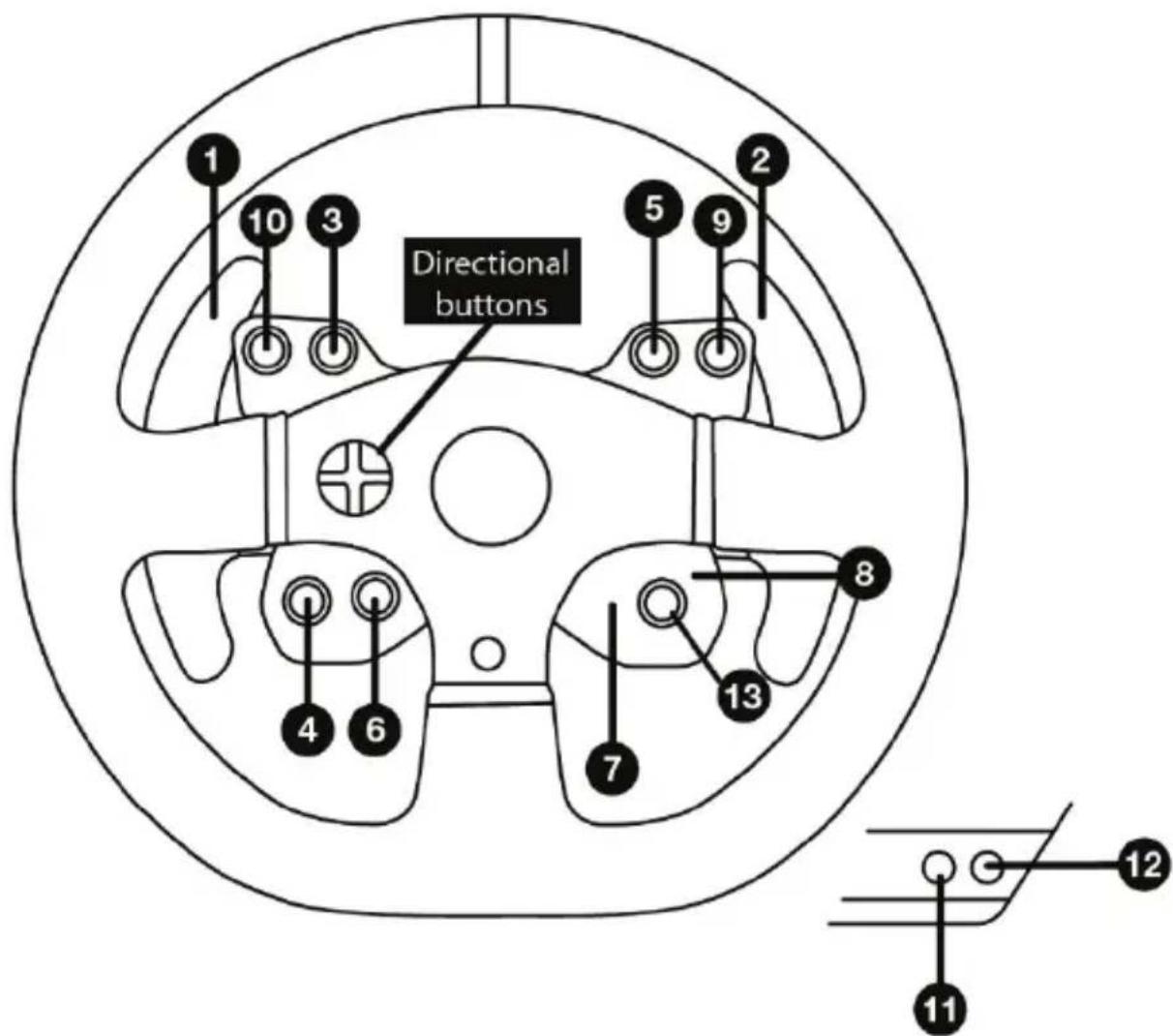 THRUSTMASTER 599XX EVO 30 Wheel AddOn - MAPEADO EN PC - 1