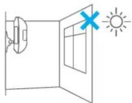 smanos MD2300 PIR - Monter le détecteur avec l'angle correct - 2