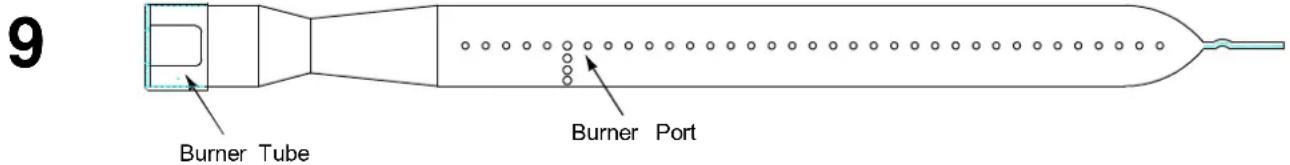 GRANDHALL Santa Fe 4S - CLEANING THE BURNER TUBES AND BURNER PORTS - 3