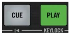 NATIVE INSTRUMENTS Traktor Kontrol S2 MK2 - Boutons CUE et PLAY - 1