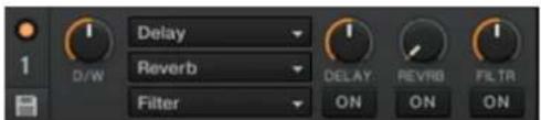 NATIVE INSTRUMENTS Traktor Kontrol S2 MK2 - Ajouter des effets - 1