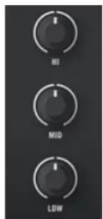 NATIVE INSTRUMENTS Traktor Kontrol S2 MK2 - Curseurs EQ (Égalisation) - 1